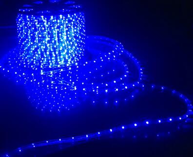 round LED rope light, 3wire LED rope light, blue LED rope light
