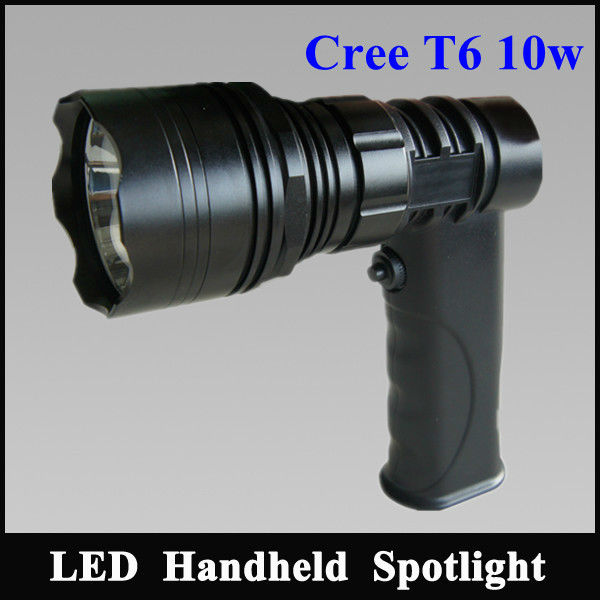 JG-T61 super high power 12V rechargeable led flashlight LED handheld spotlight