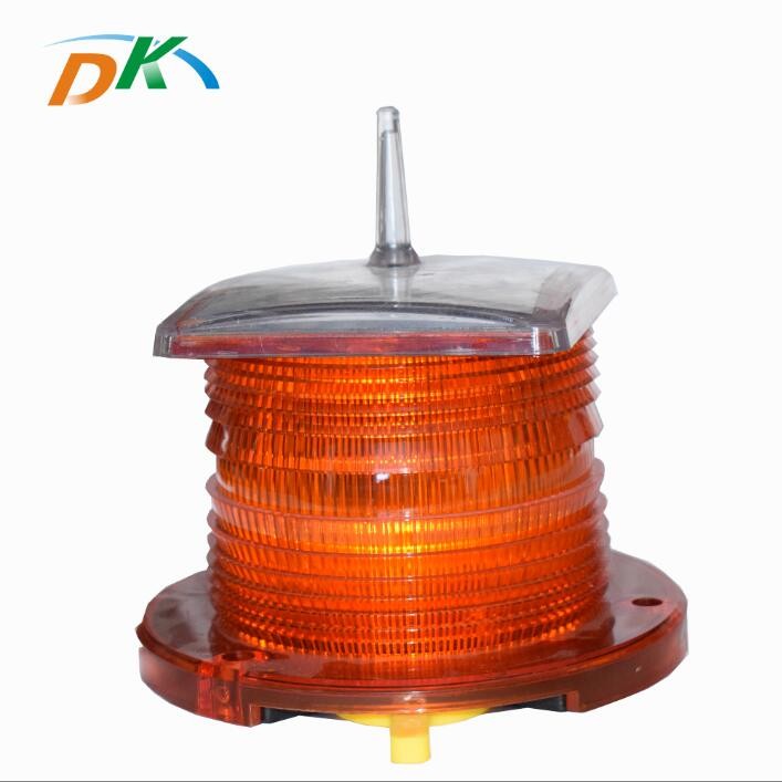 DK solar aviation light runway obstruction light high warning distance