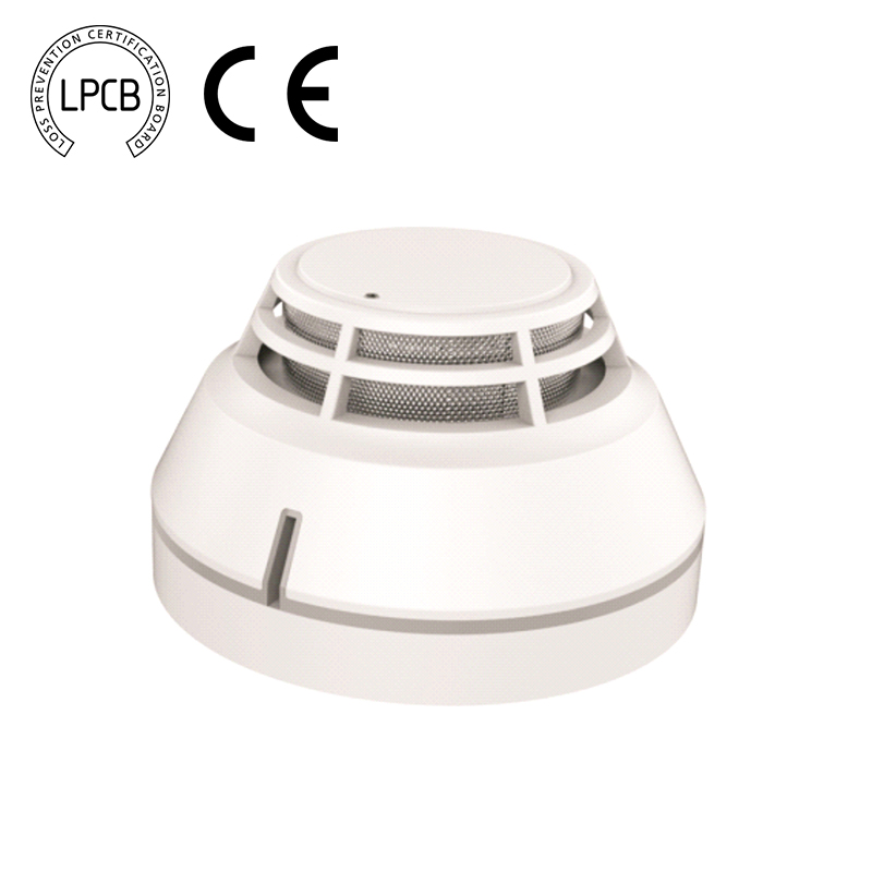 Security alarm system smoke detector with LPCB Approval