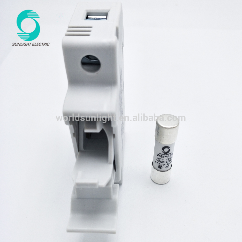 WSPV-32Series TUB CE Certificate 15A 1000v 12 volt Solar PV DC Thermal Fuse with dc fuse box