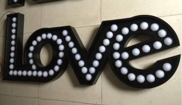 201# Stainless steel Metal light up letters