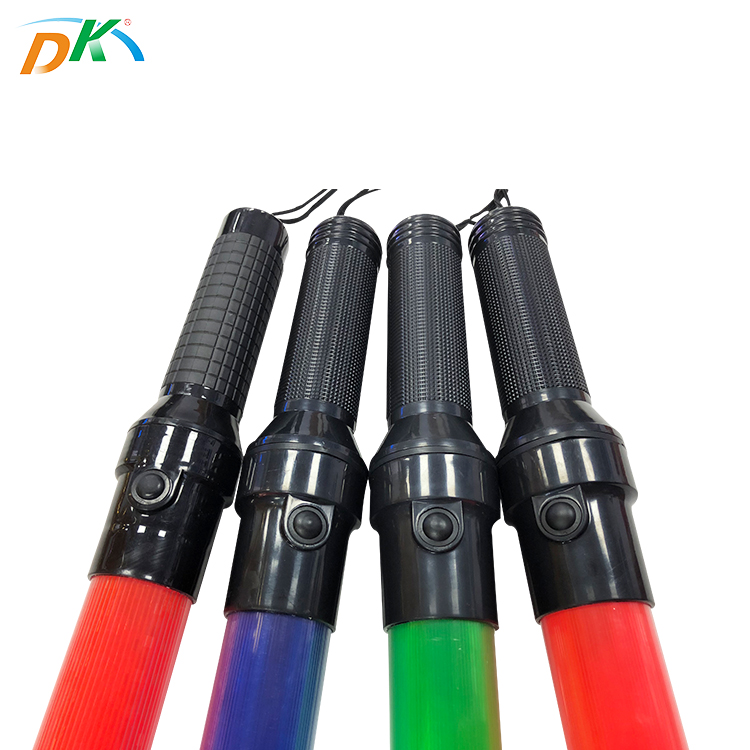 DK LED High Brightness LED flashing Traffic Police Control Stick wand baton Light