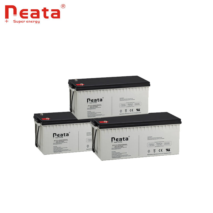 Neata lead acid  12V 200AH rechargeable solar inverters deep cycle battery