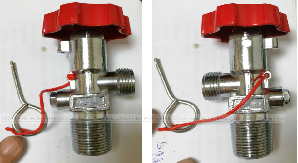 Trolley Valve for 25KG CO2 Fire Extinguisher