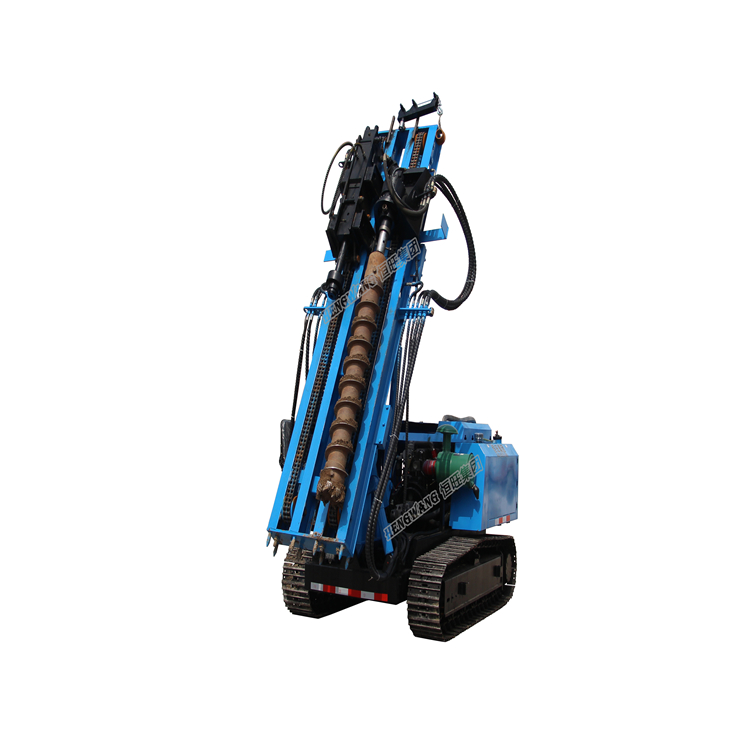 crawler pile driver for drive fence post   hammer hydraulic excavator screw soil ground pile driver