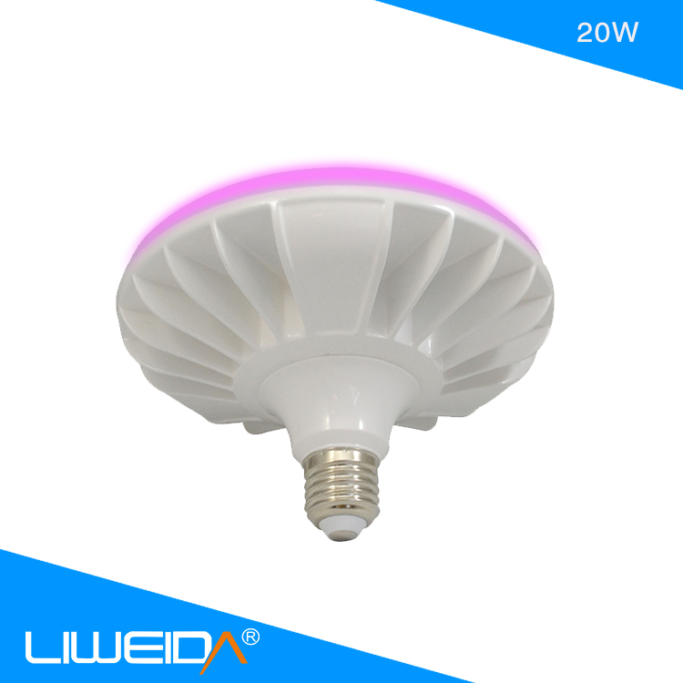 12 Brand COB SMD 20W 120 Degree E27 CE RoHS FCC Approved Full spectrum Led UFO Grow Light For Indoor Plant