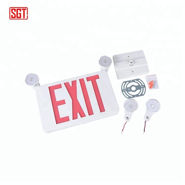 Red or green exit sign emergency light emergency led light