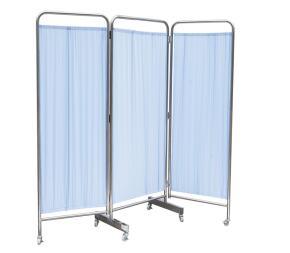 Stainless Steel 3 Folded hospital bed Screen