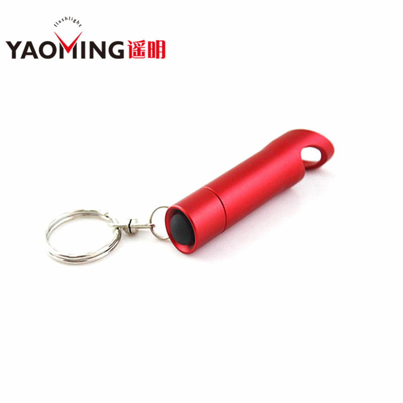 3 LED Bottle Opener Mini Pussy Aluminum Emergency flashlight Keychain Torch Light