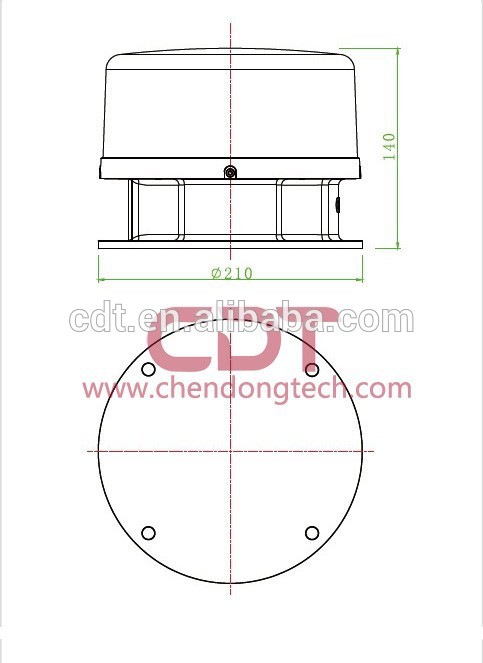 explosion proof warning light