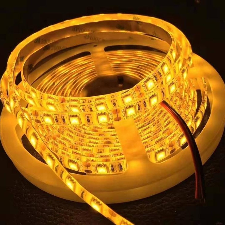 Orange color flexible led strips light SMD 5050 60LED/M