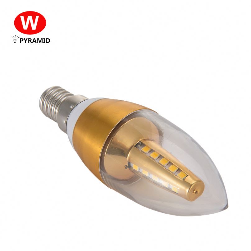 3W Dimmable Led Candle Filament Bulb High Bright