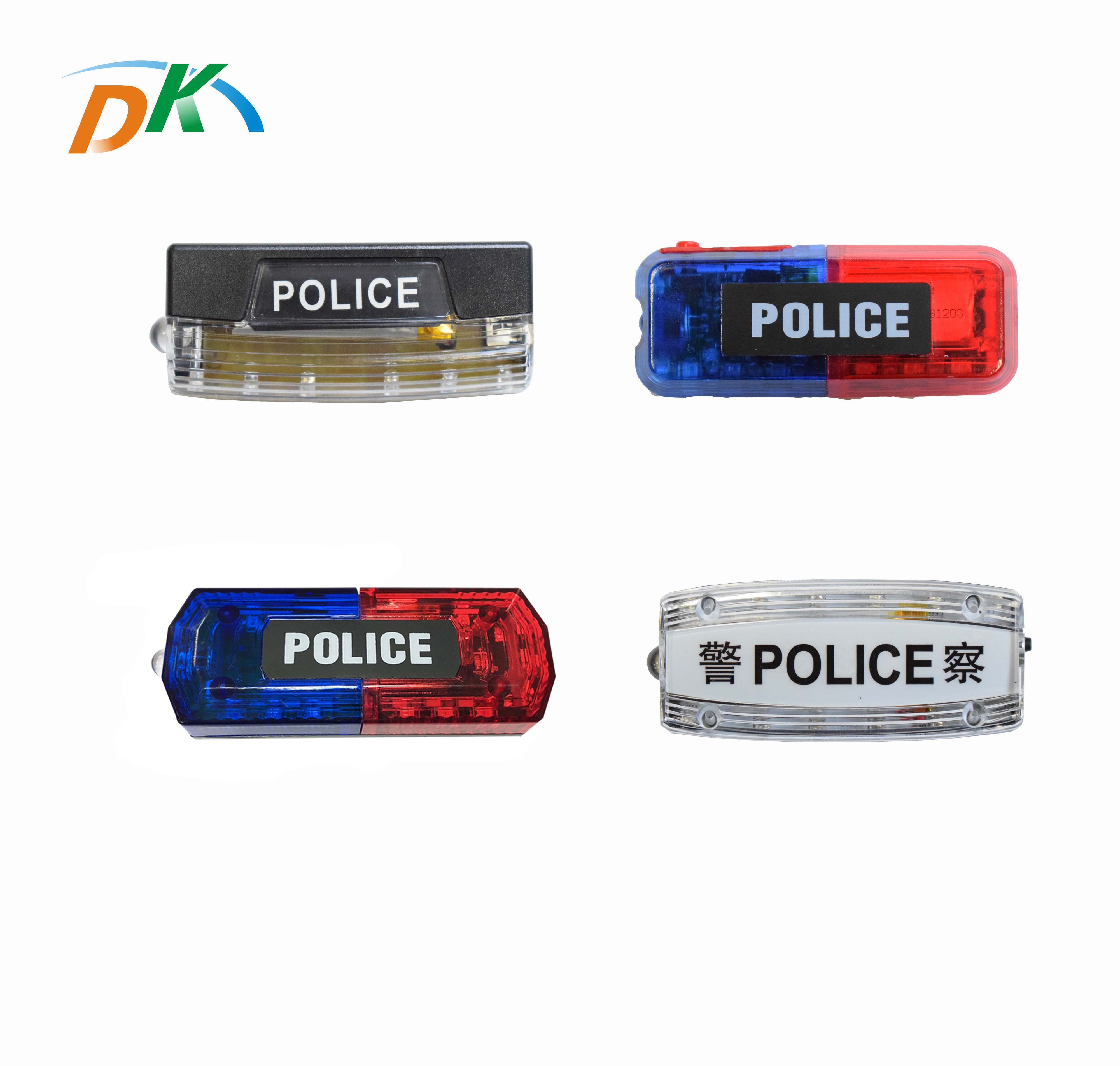 DK LED High Brightness Gravity Sensing  LED shoulder police warning light