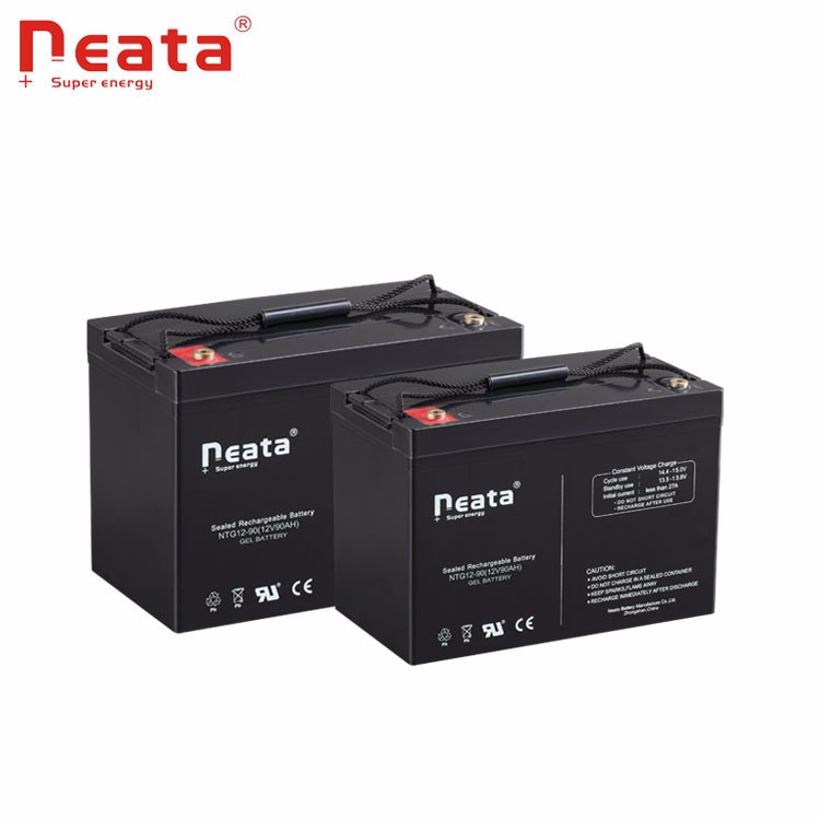 Neata ISO CE ROHS UL 12v 90ah free maintnce sealed lead acid deep cycle solar battery