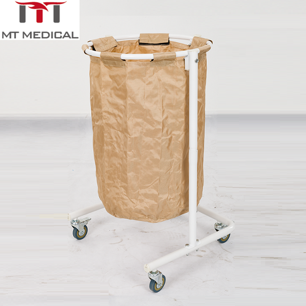 cheap hospital dressing dirty solid linen laundry trolley price