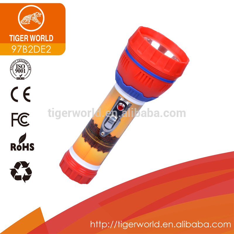 Good Quality Newest 9v D Battery LED Torch For India Market