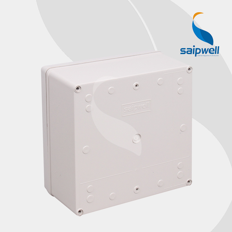 SAIPWELL J 200*200*100mm Square Water Proof Flame Retardant Surface Mount Outlet Box