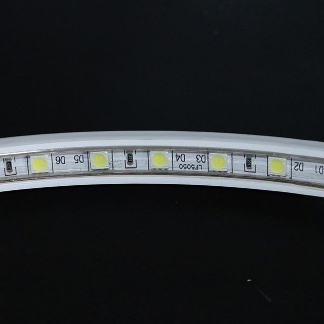 Hot selling!! factory wholesale led rope light 110v 220v High Voltage RGB strip 100m/roll