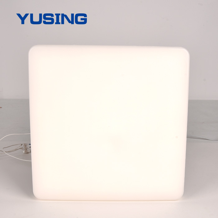 Slim Design 1800LM IK08 LED Square Ceiling Light, CE IP54 Microwave Sensor Waterproof LED Ceiling Light 18W