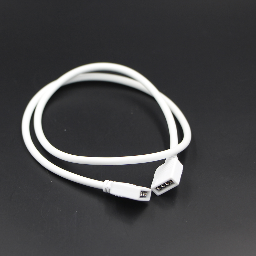 4 PIN RGB led connector Extension Cable cord Wire + 4pin connectors 1M 2M 5M 30cm for SMD 5050 3528 RGB LED Strip light