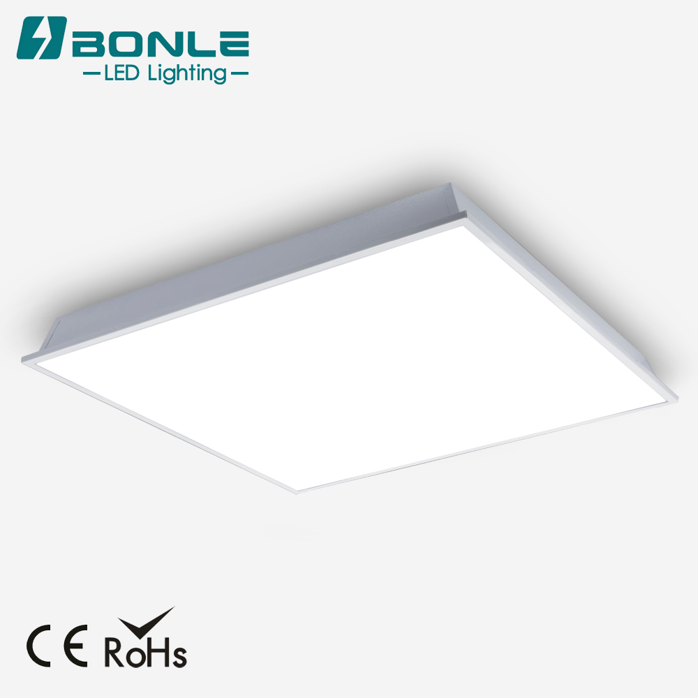 LED Panel Light 2x2 FT 40W (120W Equivalent) 5000K 4400 Lumens 24 x 24 Dimmable 0-10v 100-277v White Frame No Flickering DLC