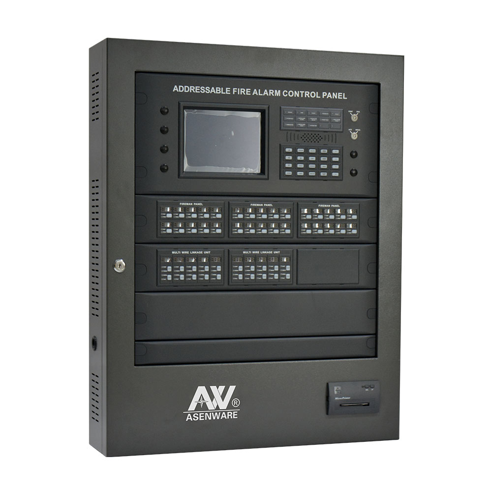 Hotel addressable fire alarm control panel 100,200,324,648*n point