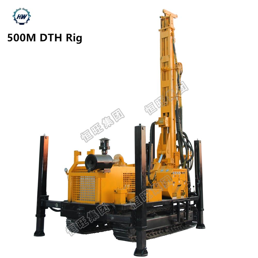 Down-The-Hole Rig Steel/ Rubber Crawler DTH drilling rig