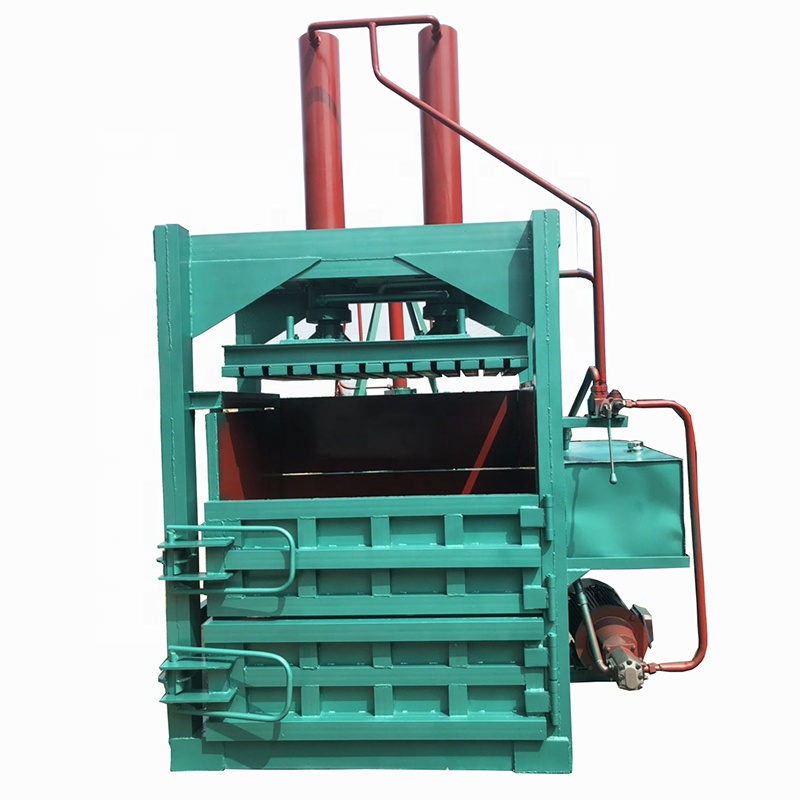 Waste paper press baler machine for used clothing