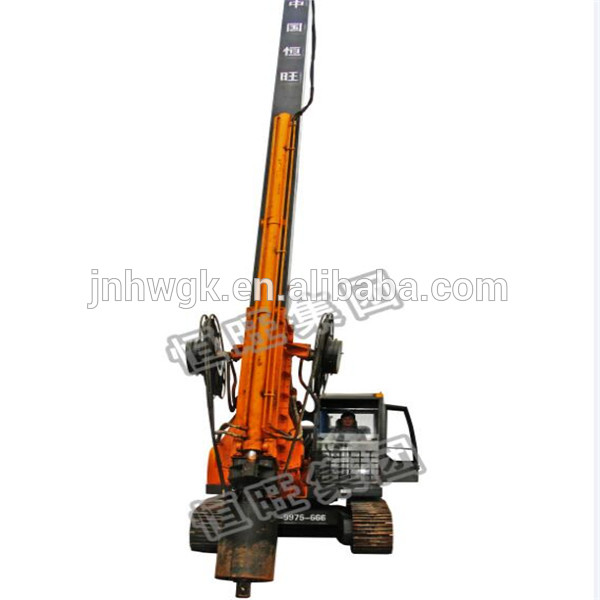 hydraulic rotary pile driving drilling rig machine