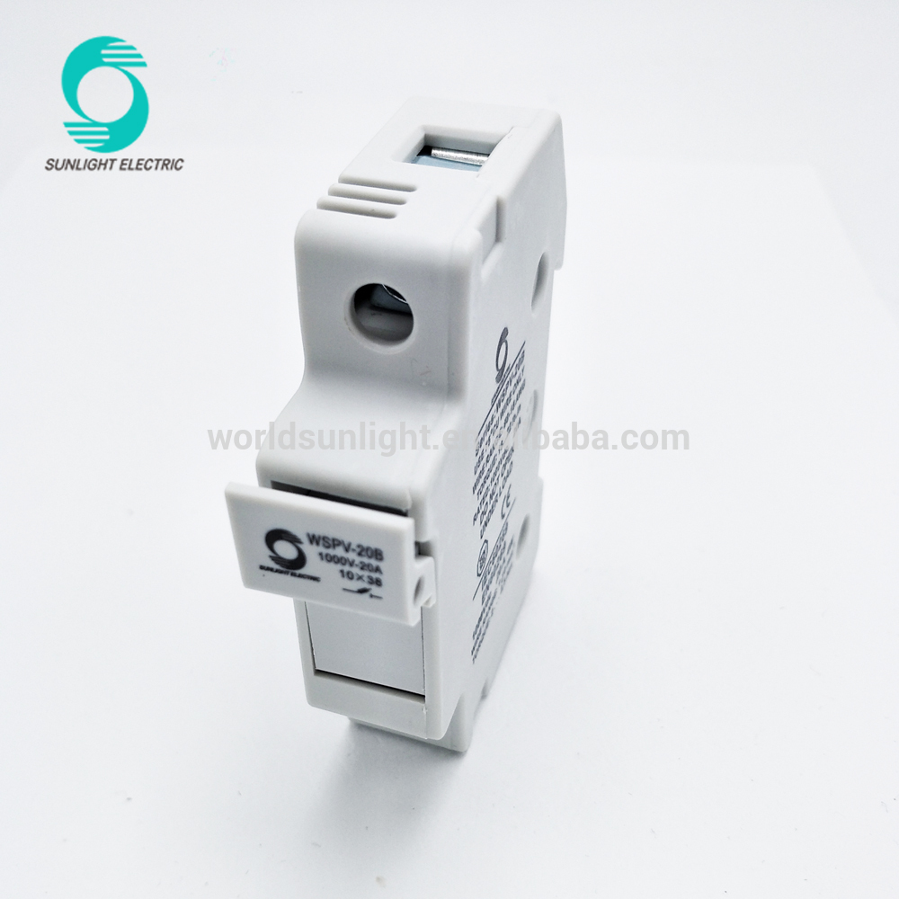 High voltage solar PV DC fuse holder for pv solar system with TUV CE RoHS Approval