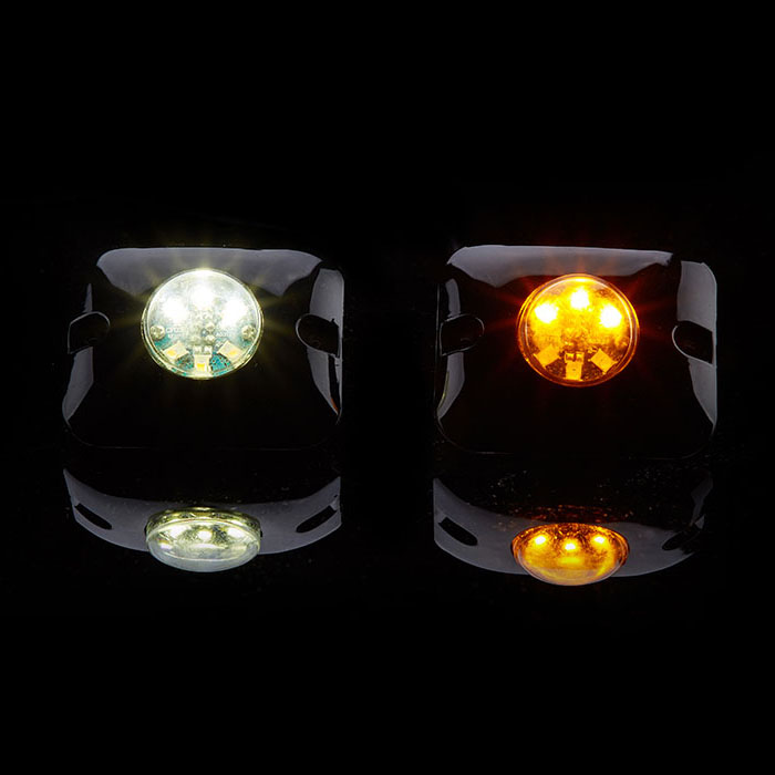 SENKEN 18W Super Bright Blue Surface Permanent Mount Flashing Police Warning GEN III Circuit LED Hide A-way  Light