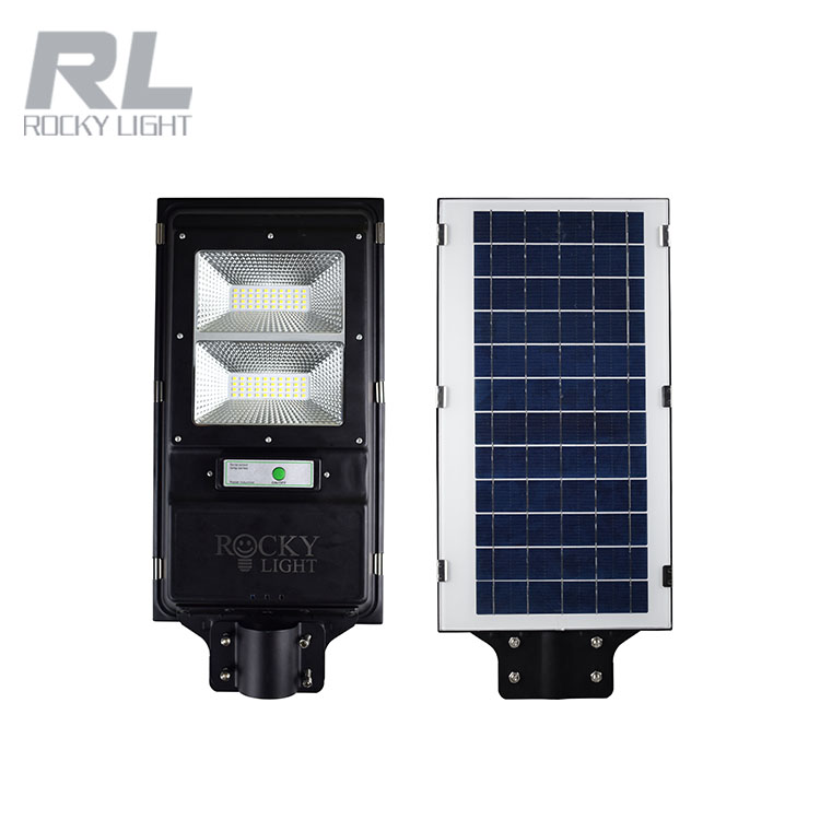 Hot sell ip65 outdoor waterproof integrated all in one solar lighting led street lamp 40w