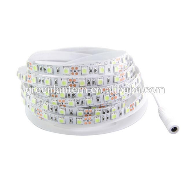 5050 Ice Blue Color Led Strip 5M 300LEDs DC12V Flexible Strip Light Tape With DC Plug Lamp For Car and home lighting