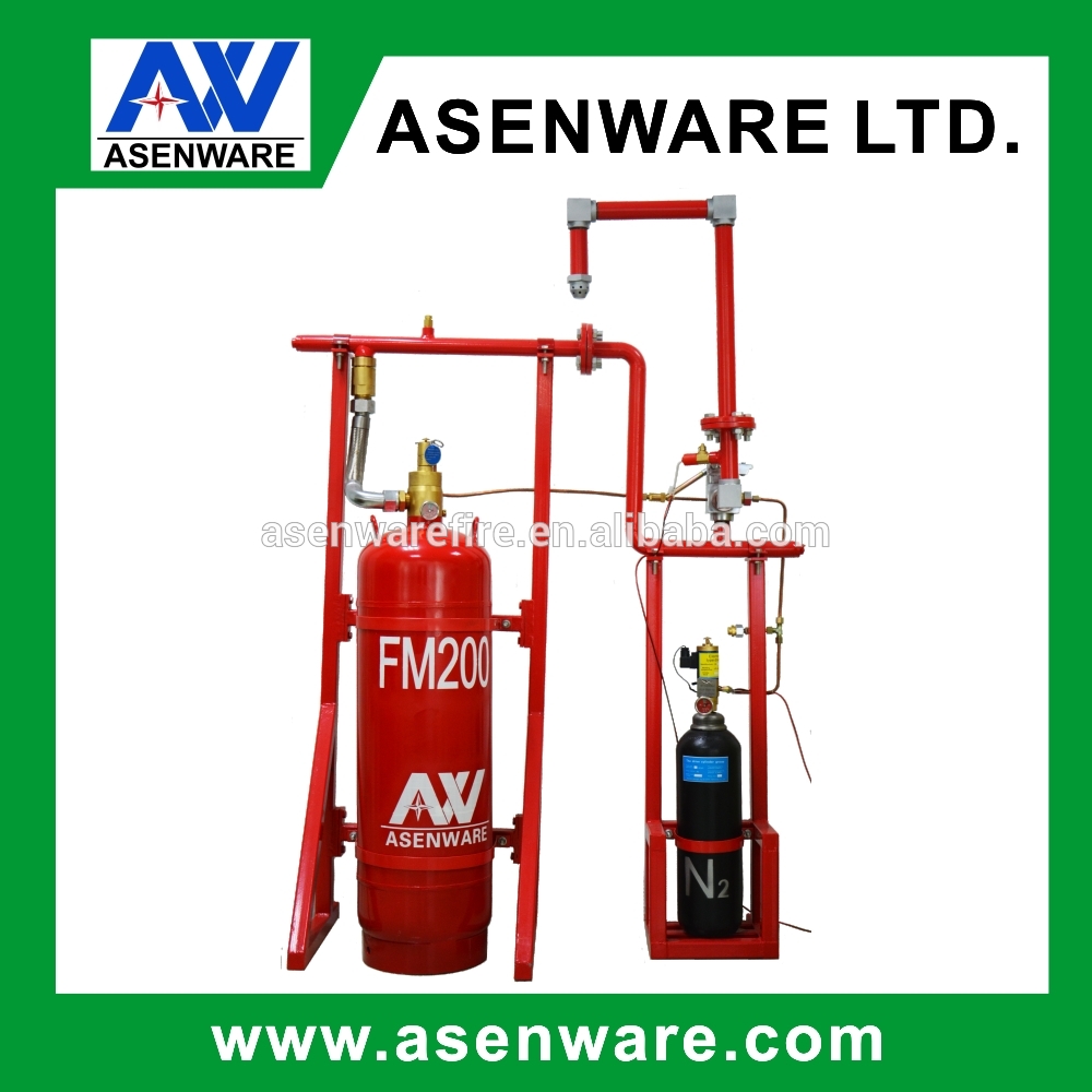 fm 200 gas fire suppression system with Asenware brand