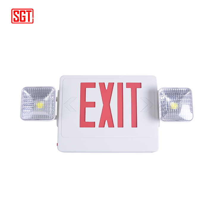 North American standard big size double sided salida emergency exit light sign LED emergency ceiling light