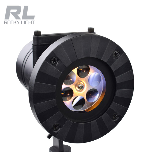 Snowflake projection lamp Outdoor waterproof 12 pattern film light