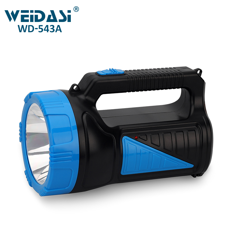 long range outdoor lighting led powerful searchlight with rechargeable