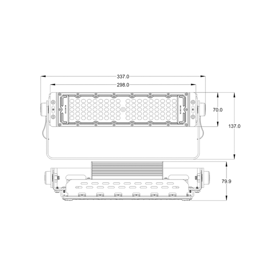 LIWEIDA brand 630nm 460nm 60w tunnel high bay led plant lamps for vegetables and fruits