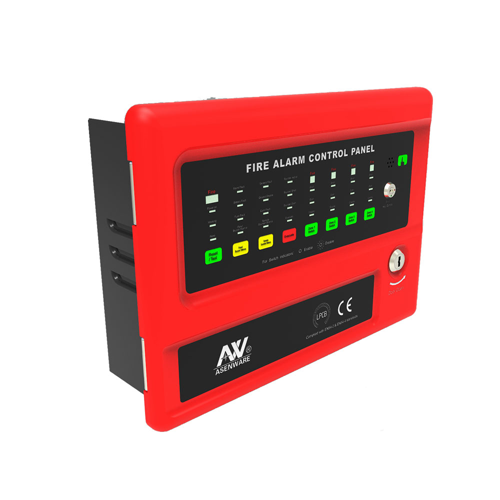 Fire detection and fire alarm system for buildings