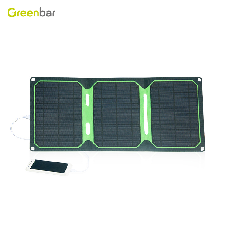 Greenbar 18W  high quality USB cell phone use folding portable solar panel charger