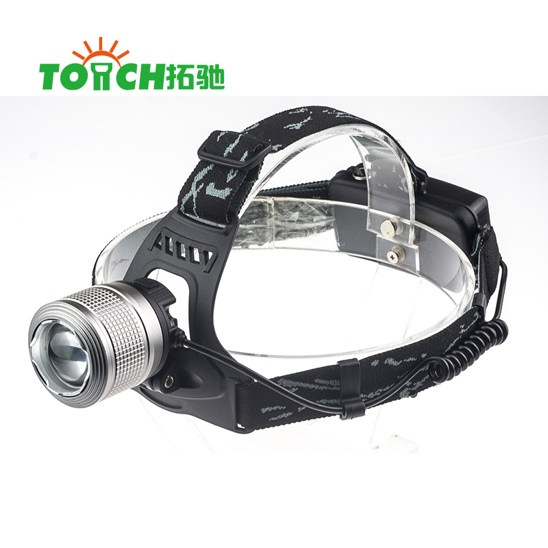 New design hot  Aluminum+ABS alloy LED zoomable led headlamp with 4 colors