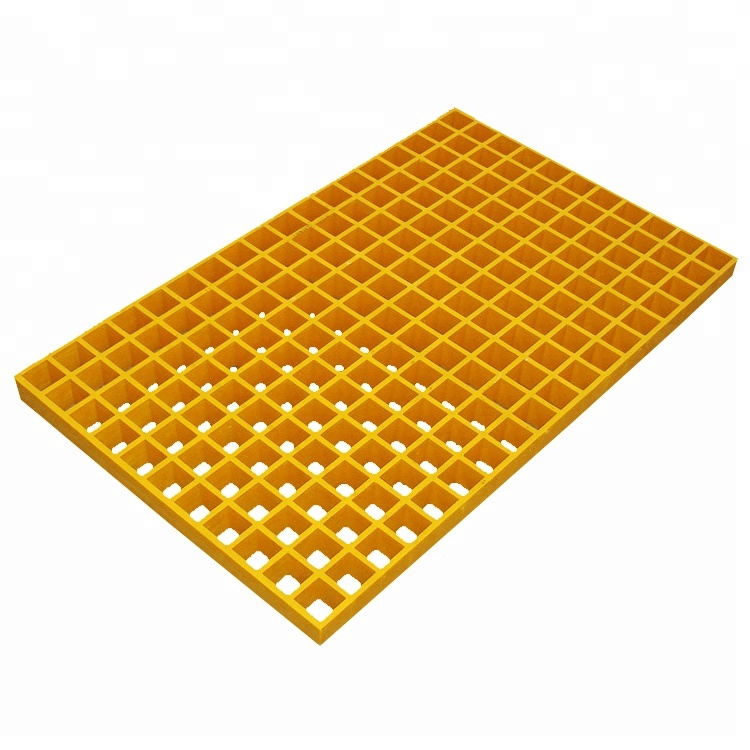 Fiberglass Chemgrate Composite Concave Deck Drain grp Grating