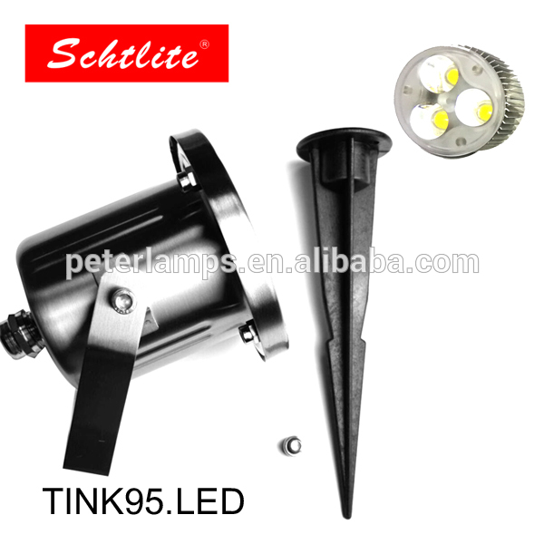 TINK IP67 3W Garden flood stainless steel led spot light