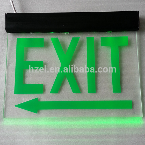 Ceiling Suspended Acrylic LED Emergency Hanging Exit Sign