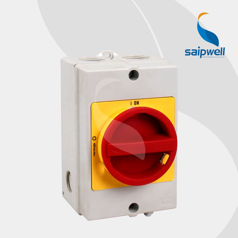 SAIP/SAIPWELL Factory Price 63A 3 Poles Waterproof Electrical Commutation Switch