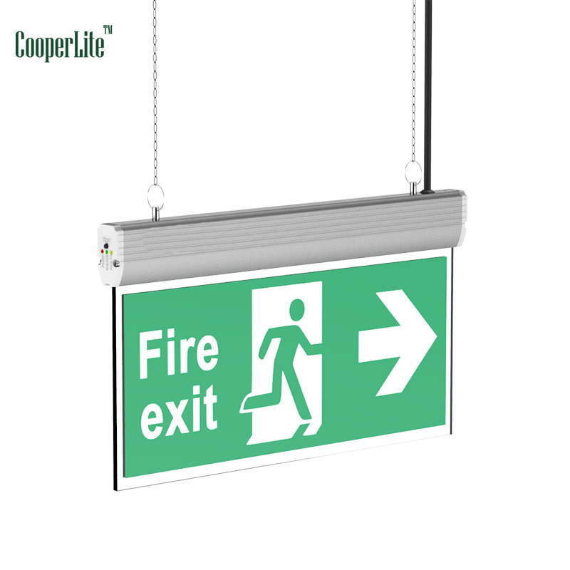 CooperLite Aluminum alloy 8LED Emergency Exit sign exit light