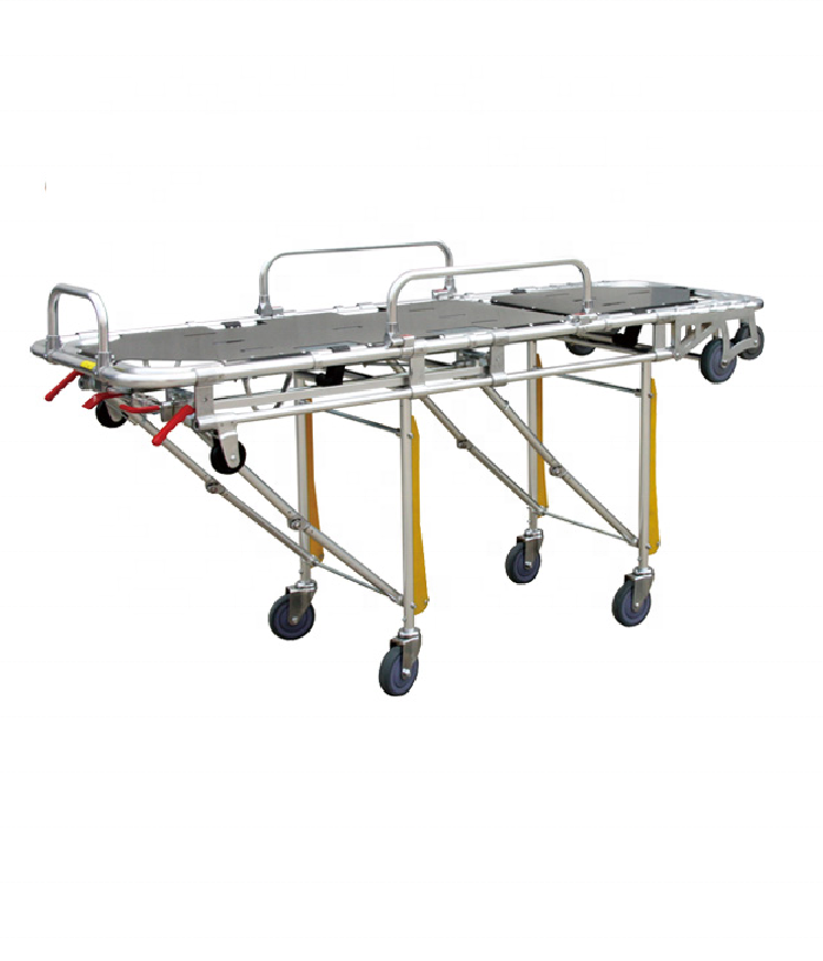 B4-1 Medical Aluminum Folding hospital ambulance stretcher for sale