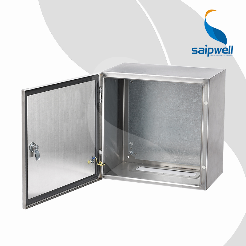 SAIPWELL IP68 DIY electric waterproof enclosure cabinet stainless steel box with proof window