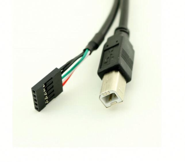 Black 50cm USB 2.0 Type a Male to Dupont 5 Pin Female Header Motherboard Adapter Cable